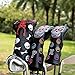 Montela Golf Club Covers,Colorful Skeleton Putter Cover Driver Covers Fairway Wood Headcover Hybrid Cover Leather Blade Putter Headcover Mallet for Brand