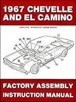 1967 Chevelle & El Camino Factory Assembly Manual Reprint B00435J9KU Book Cover