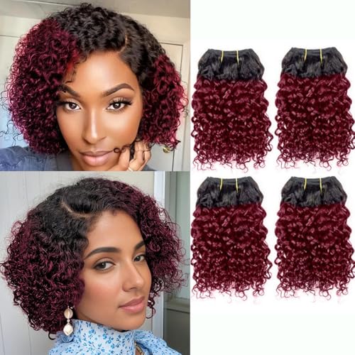 Kinky Curly Bundles Human Hair 4 Bundles 8 8 8 8...