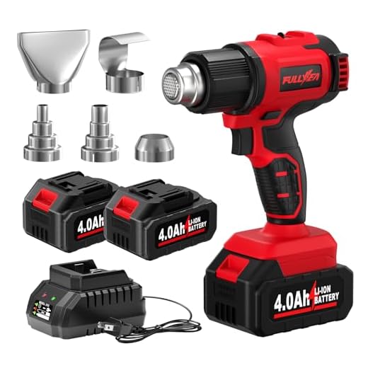 Cordless Heat Gun with Accessories