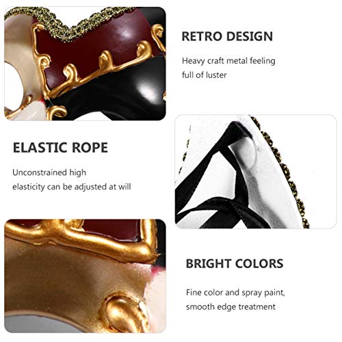 Vosarea Capa de Rosto de Carnaval Capa de Rosto Capa de Rosto de Halloween Suprimentos de MÃ¡scaras