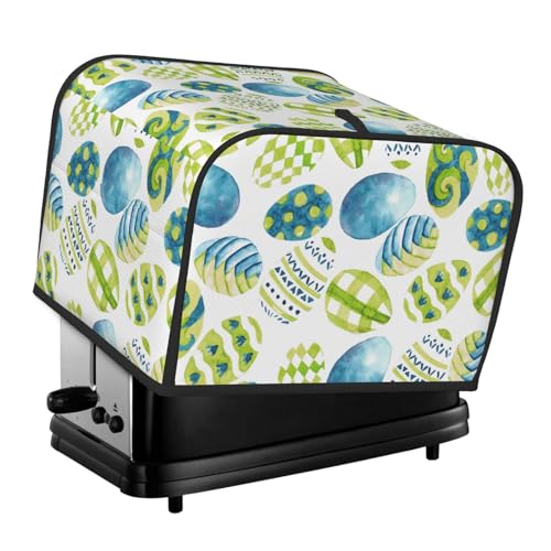 Copri-uova di Pasqua per tostapane a 4 fette, copri-macchina per il pane con manico, lavabile e antimacchia, copri-piccoli elettrodomestici da cucina, decorazione da pranzo