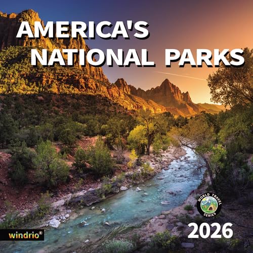 2026 Wall Calendar,14 Monthly Wall Calendar America's National Parks Nov. 2025 - Dec. 2026, 12" x 18.2" Opened,Full Page Months Thick & Sturdy Paper for Gift Perfect Calendar Organizing