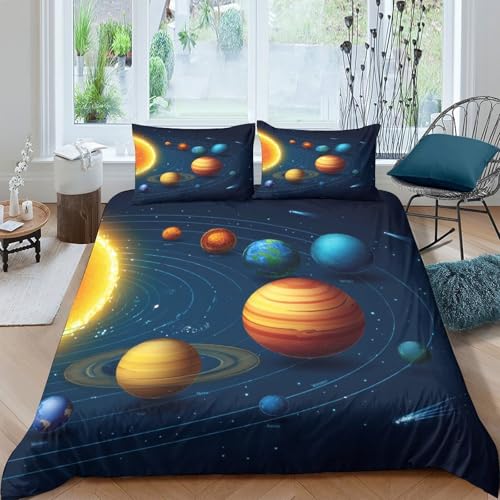 Parure de lit microfibre espace pour ados passionnés - 4