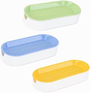 HIDOSNG Hydroponic Cat Grass Planter, 3 Pcs Cat Grass Planting Box, Seed Sprouter Tray Soil-Free Big Capacity Healthy Wheatgrass Grower Sprouting Container Kit for Kitten
