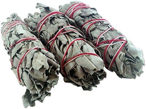 3 X White Sage Smudge Sticks - 3 Pack of 4" Sticks