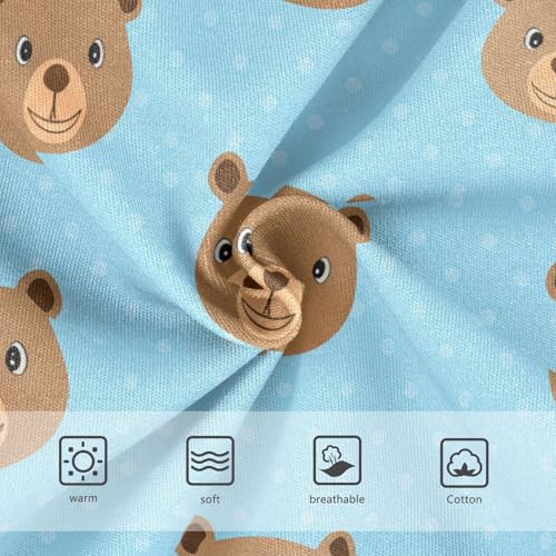 Cartoon Bear Heads Toddler Girls's Underwear 2T 202c11603