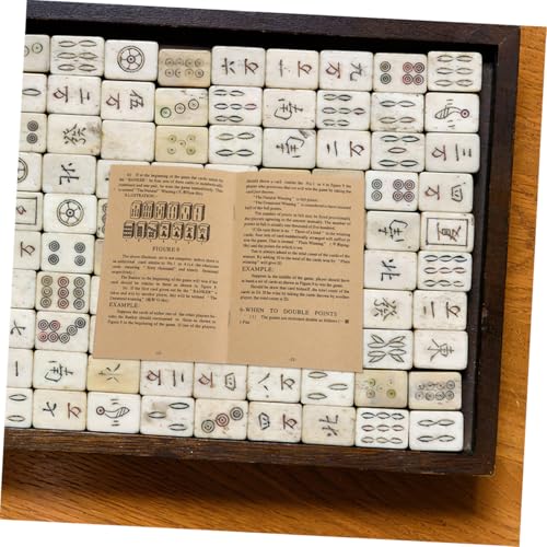 3pcs Mahjong Guidebook Reglas y Estrategias miniatura 7