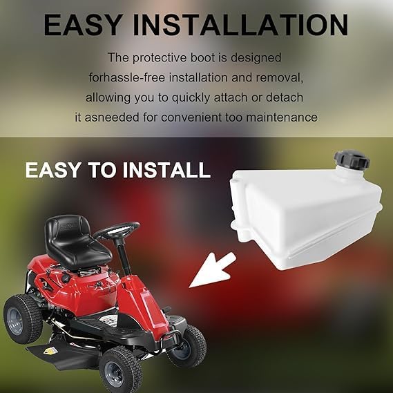 Lawn Mower Fuel Tank and Fuel Cap Replaces Part Number 7601045MA for B&S Husqvarna compatible with Craftsman 536.270320/536270270/ 536270280 Lawn Tractor, Replaces 7601045