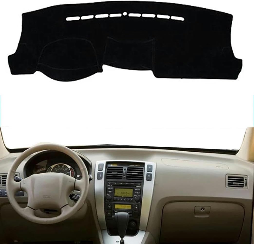 ZhangXD Car Dashboard Cover for Hyundai Tucson 2004-2009, Non-Slip Dash Board Sun Shield Protector Anti-Glare Anti Dust Interior Accessories