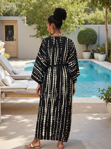 Image of Women's Kimono Cover Up Long Beach Dress Swimsuit Cover Ups Colorful Cardigan Lightweight Robe for Swimwear