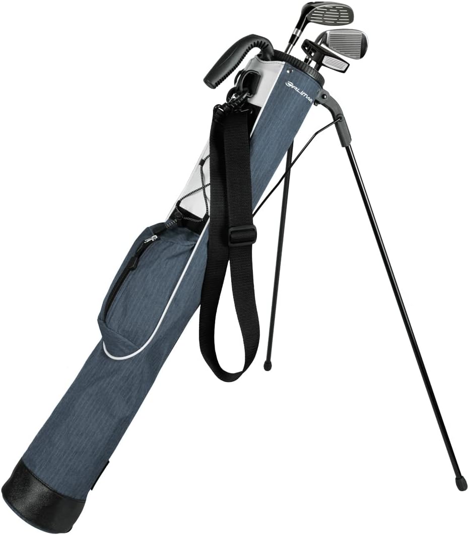 Orlimar Pitch ’n Putt Lightweight Sunday Golf Bag with Stand, Ultra-Light Carry Design, Two-Way Divider Top, Shoulder Strap, Compact Carry Golf Bag for Men & Women