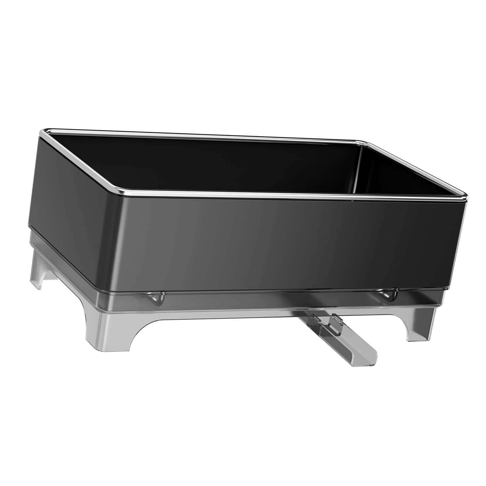 Hsioluted Compact Sink Organizers for Kitchen Bathroom Stainless Steel with Rotating Drain Includes Sponge Brush Holder Space Saving Detachable Brush Rack