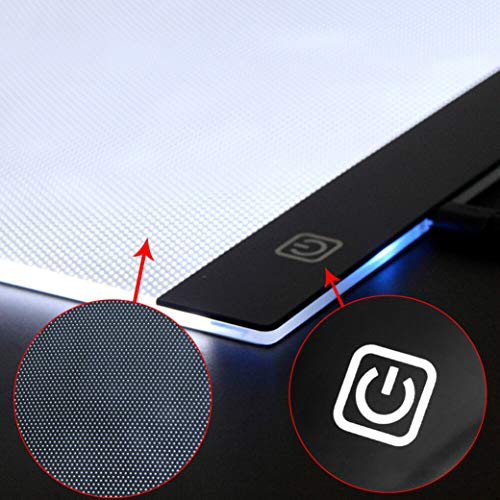 A3 Ultra-Thin Portable LED Light Box Tracer w 3 Level Brightness USB Power Cable Dimmable Brightness Artcraft Tracing Light Pad for Drawing, Sketching, Animation, 5D Diamond Painting (A3)