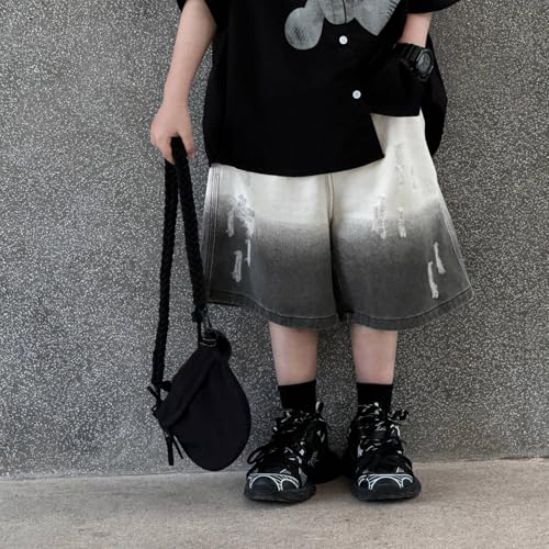 Jean cargo baggy pour garçons au style streetwear hip-hop des années 90