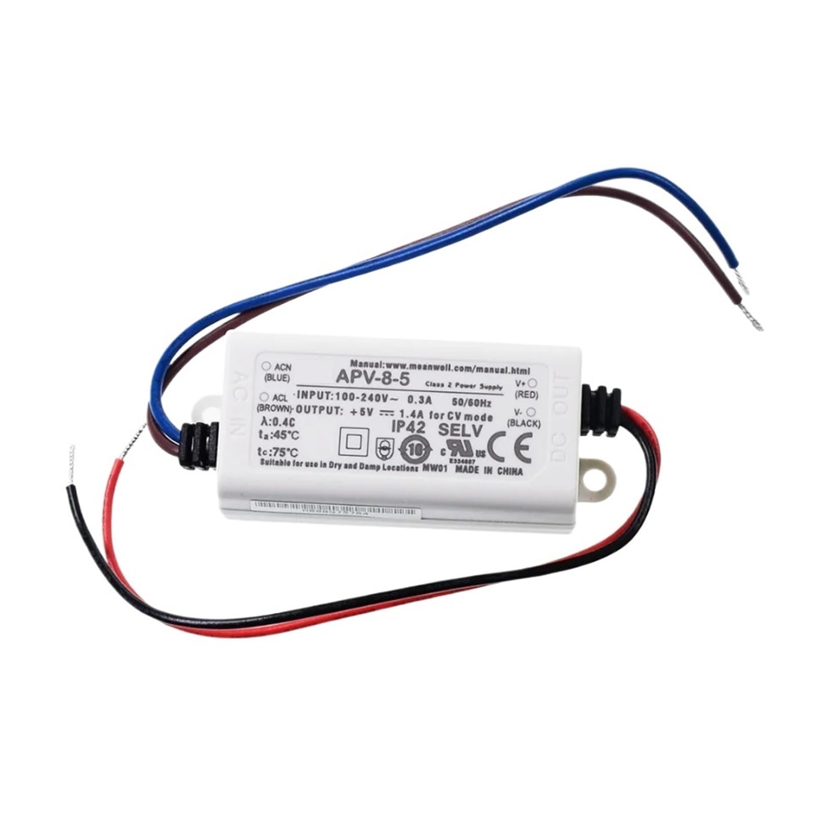 APV-8-12 alimentation à sortie unique pour ruban LED de cuisine