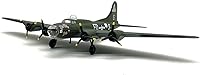Vista 6 de DAGIJIRD B-17 Bomber 1/144 Escala Diecast Display Modelo Fighter Militar Avión Modelo con Soporte para Colección Regalo