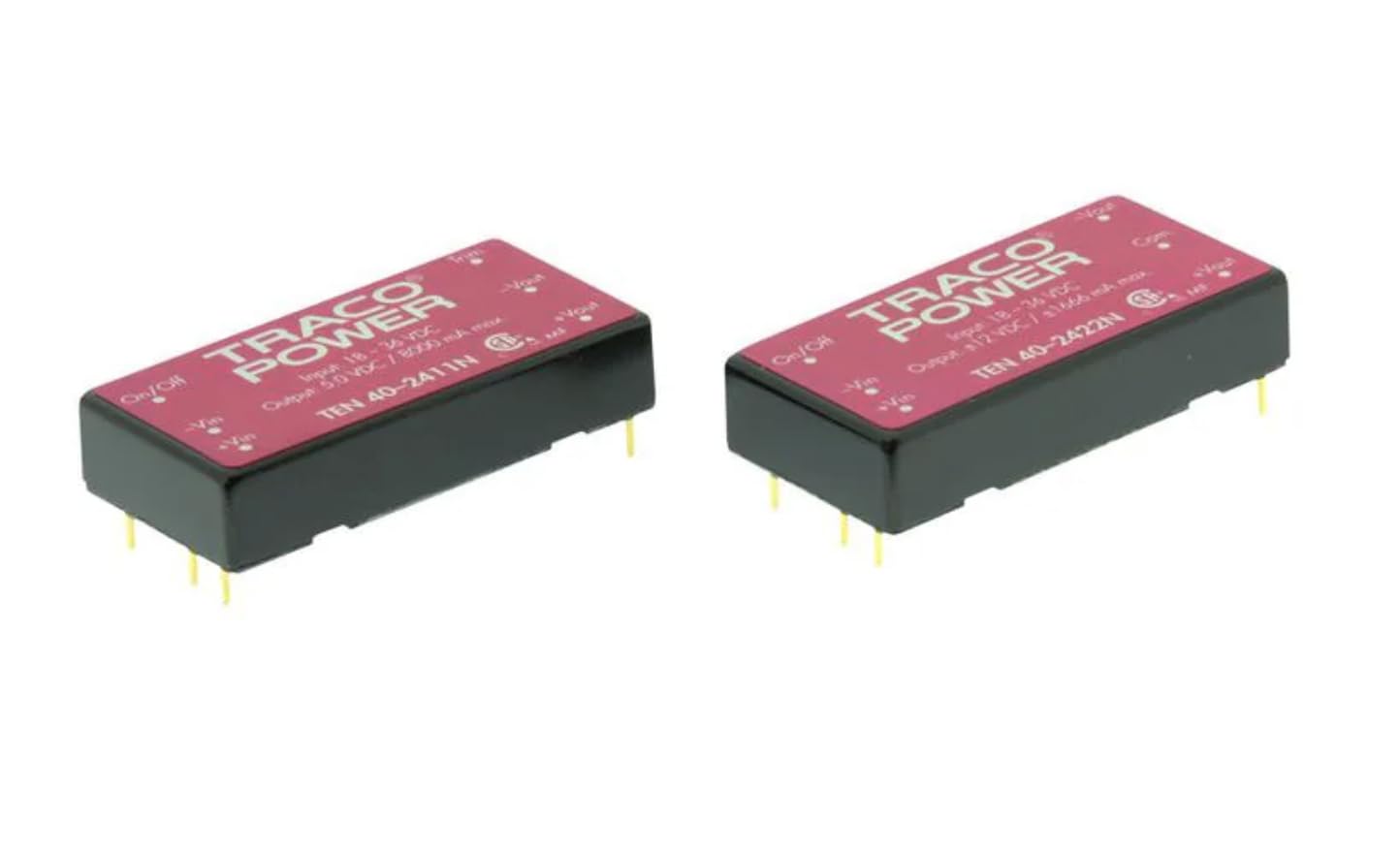 Ten 40-1210N .Isolated DC/DC Converters - Through Hole Product Type: DC/DC; Package Style: 2