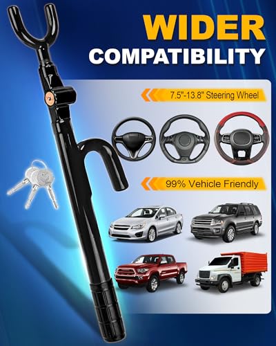 Tevlaphee Adjustable Steering Wheel Lock