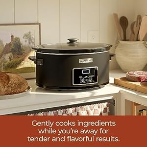 Magnifique8quartcasseroleslowcookerwithtimeranddigitalprogrammablesmallkitchenapplianceforfamilydinnersserves6peopleheatsettingskeepwarmlowandhigh Urban Country Home Decor Magnifique 8 quart casserole slow cooker with timer and digital programmable small kitchen appliance for family dinners serves 6 people heat settings keep warm low and high urban country home decor