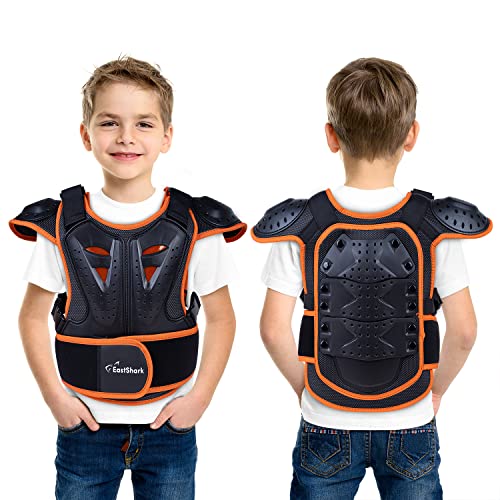 EastShark Kids Dirt Bike Body Chest Spine Protector Vest Protective for Mountain Biking Cycling Kids Dirt Bike