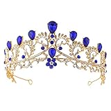 tiara flor azul marinho La diadema de moda puede ser un buen regalo para tu novia, hijas, etc.