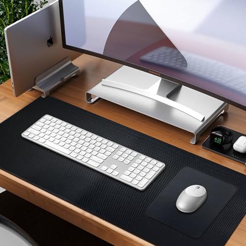 Amazon.co.jp：CyberMeow 大型マウスパッド カーボン デスク