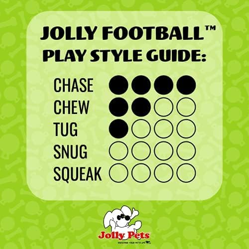 Jolly Dog Football 8-Green Apple, (Model: JF08 GR), for All Breed Sizes - Thumbnail 3