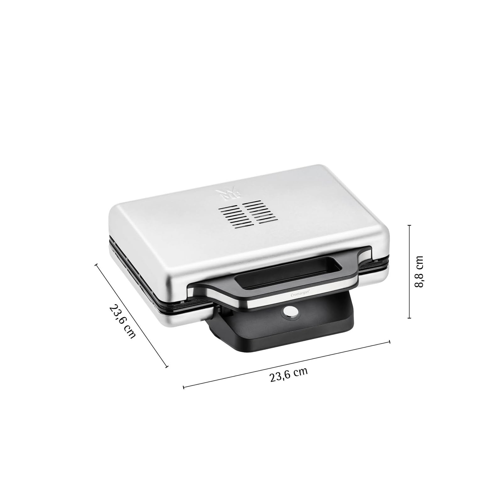 WMF Lono Sandwich Maker, Sandwichtoaster für 2 Toasts, Edelstahl matt