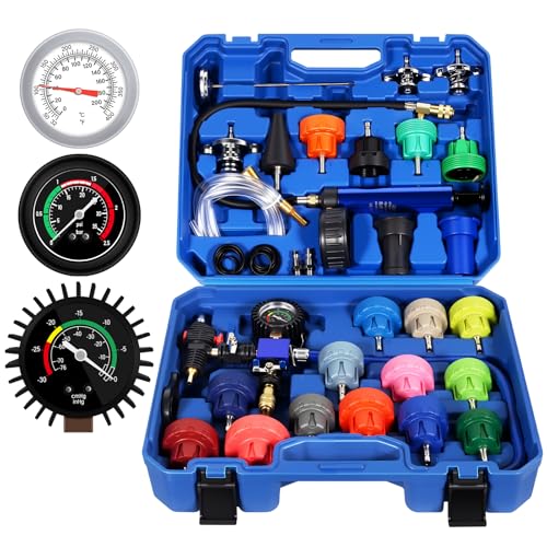 31PCS Radiator Pressure Tester Kit for Automotive Cooling