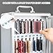 OVOGGPAN Aluminum Alloy Cell Phone Locker for Classroom Desktop Mobile Phone Organizer Wall-Mounted Cell Phone Locker Box Cell Phone Holder Storage Cabinet(29x19x49.5cm-36Slots)