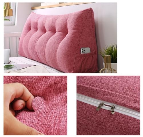 Almohada triangular de cabecero para soporte de espalda en lectura y relajación 4