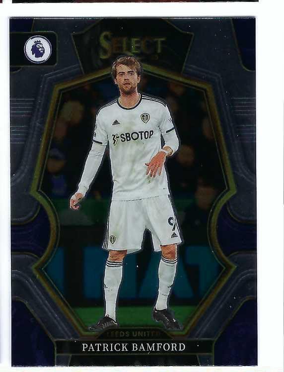 PATRICK BAMFORD 2022-23 Panini Select English Premier League Soccer #135 Mezzanine Card Leeds United England
