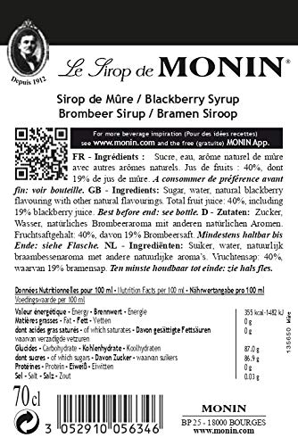 Xarope Amora Monin 700Ml