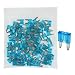 Produktbild 100 Flachstecksicherung Mini-Sicherung 15A / 32V / blau