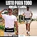 Imagen de LOBISPEQ® Cinturón Running Hombre Compresivo + Porta Dorsal + Porta Bastones + Bolsillo Único 360º