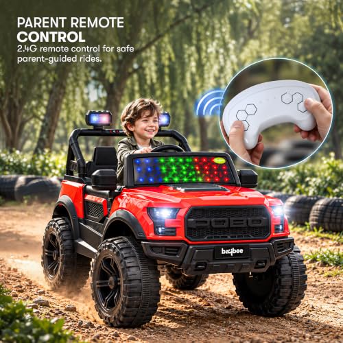 Baybee Bronco Battery Operated Electric Ride on Toy Jeep - Image 6
