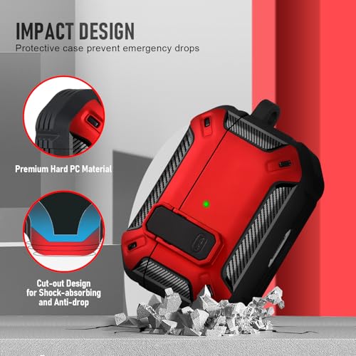 Image of Compatible with Airpods Pro 3 Case(2025),for Airpods Pro 3rd Generation Cases Cover with Keychain Cleaner Kit Soft Silicone Shockproof Cover for Women Men