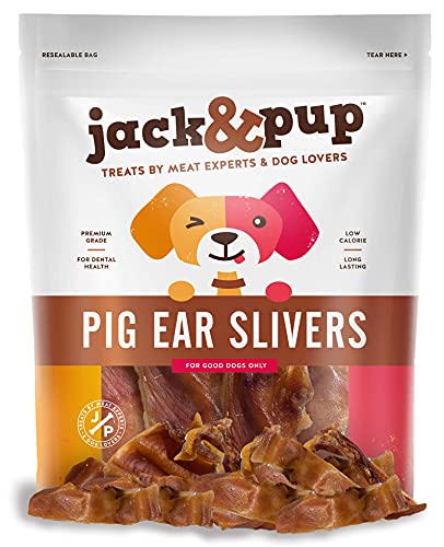 Jack&Pup Pig Ear Slivers 2lb Bag