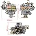 Dokili Electric Choke Carburetor Replacement for We.ber 32/36 DGV DGEV for Toyota Pickup Celica Corona 20R 22R Engine B2000 B2200 Datsun Pickup 510 610 620 200SX Ni.ssan Sentra 720 Pulasar CJ5 CJ7 CJ8