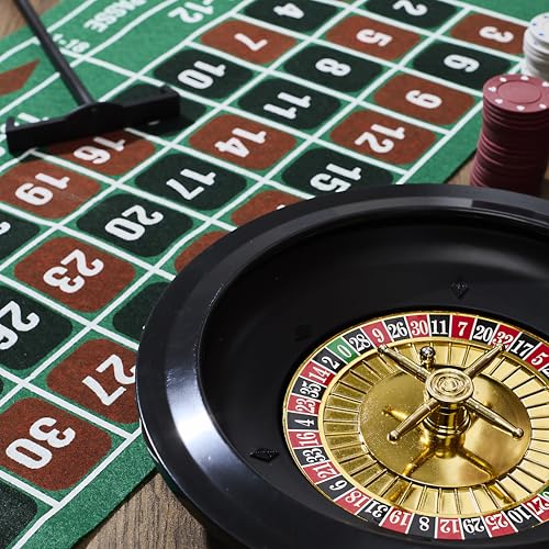 Mister Gadget, MG3716, mehrfarbiges Casino-Roulette-Spiel – fesselndes Erlebnis, hochwertige Grafik, soziale Interaktionen, Multiplattform-kompatibel – Größe 32, mehrfarbige Farbe