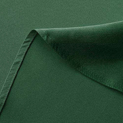Image of Obstal 210GSM Square Green Table Cloth, Christmas Decorations Waterproof Tablecloth, Table Cover Protector for Holiday Party Use (Blackish Green,60 x 60 Inch)