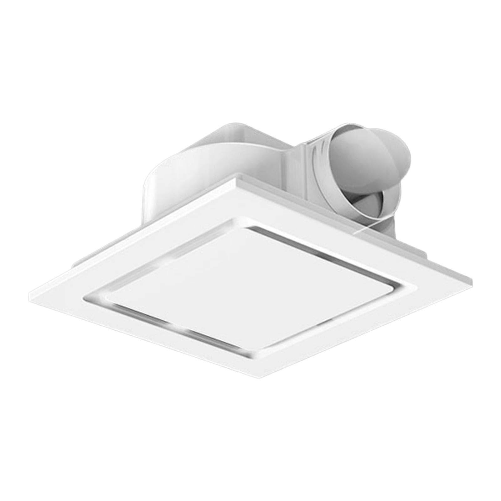 MagiDeal Extractor de para baño, silencioso, moderno y potente, para montaje en techo, ideal para lavandería, 34cmx34cm
