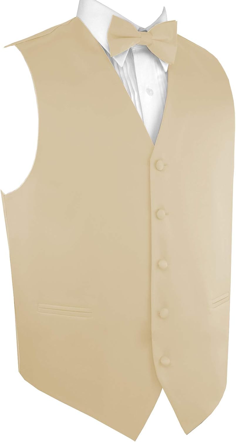Now in LONG. Men's Formal, Prom, Wedding, Tuxedo Vest, Bow-Tie & Hankie Set