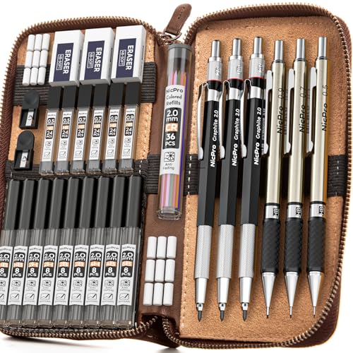 Nicpro 30PCS Art Mechanical Pencil Set