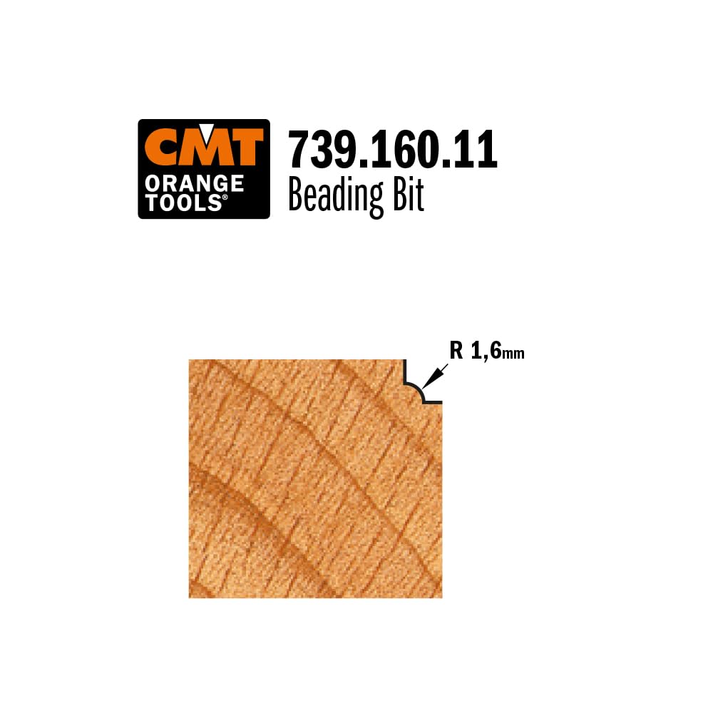 CMT 739.160.11 HM-FR. QUART DE RONDE D=16 R=1.6 S=6 DR.