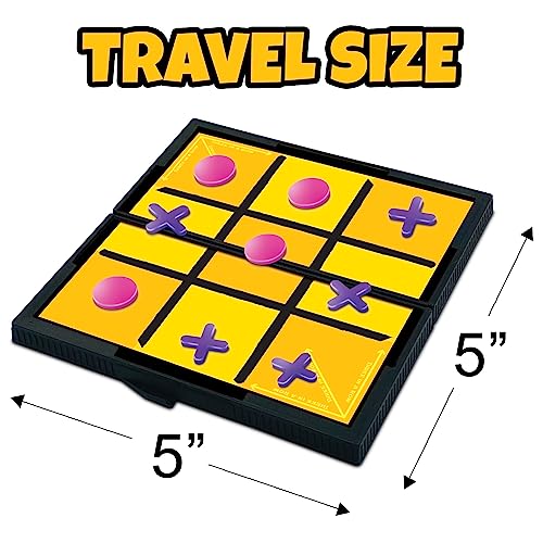 Gamie Magnetic Board Travel Games Set - Includes 12 Retro Fun Games - 5" Compact Design - Individually Boxed - Teaches Strategy & Focus, Great for Road Trip/Travel/Camping - Best Gift for Kids Ages 6+ - Image 4