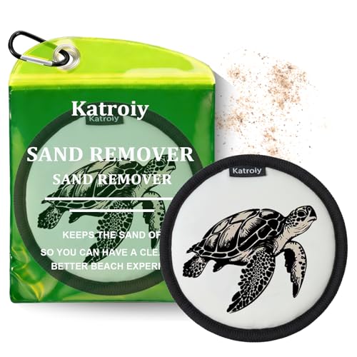 Katroiy Sand Remover for Beach Family Sand Eraser Wipe Off Mitts with Elastic Band Beach Vacation Essentials for Women Kids Adults Summer Must Haves 2026 Cruise Travel Accessories & Gifts