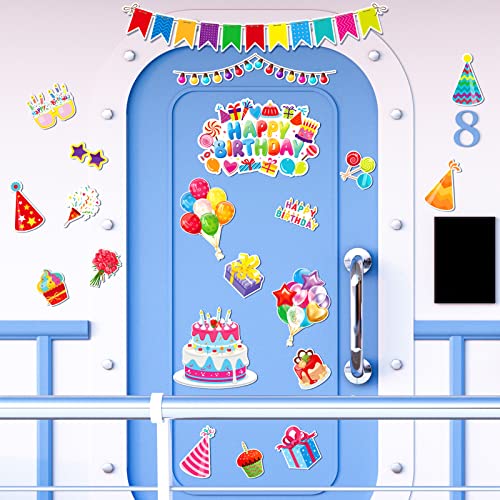 Juego de 21 imanes decorativos para cumpleaños miniatura 2