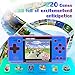 Handheld Game for Kids ，Built-in 220 32-bit Video Games, 3.0” IPS Screen, Rechargeable Portable Game , Travel Mini Arcade Electronic Toys Gift for Boys and Girls (Pink+Blue)
